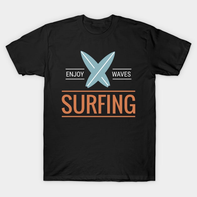 Surfing T-Shirt by boohenterprise